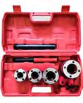 JGO. DE TARRAJAS DE 1/2" - 3/4" - 1" - 1.1/4" NPT-4 PCS #62 EVTOOLS 4T10283