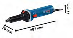 ESMERIL RECTO / RECTFICADORA DE MATRIZ GGS 30 LS 7.000 - 33.000 RPM PARA EJE 1/4 750W BOSCH