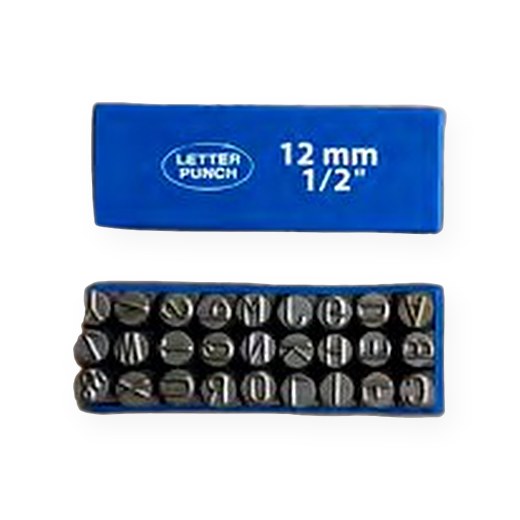 JGO. DE LETRAS DE GOLPE 12 MM. 27 PZS.