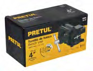 TORNILLO DE BANCO 4" GIRATORIA PRETUL 26039 TB-4P