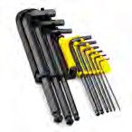 JGO. LLAVES ALLEN X/L 69256 de 1.5-10MM. P/BOLA 9 PCS. STANLEY 69-256 4L40971