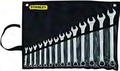 JGO. DE LLAVES MIXTAS DE 7 A 24MM. SET 7.8. 9. 10. 11. 12. 13. 14. 15. 17. 19. 21. 22. 24 MM.STANLEY 86-081