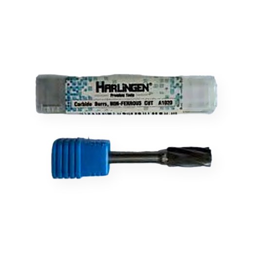 BURRS 10 X 20 MM M1/4 CILINDR A1020-NF HARLINGEN PARA ALUMINIO