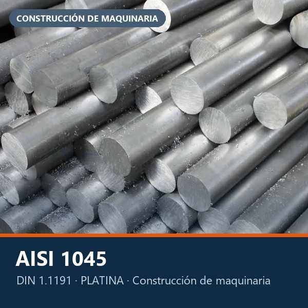 ACERO AL CARBONO AISI 1045 (DIN 1.1191 / C45) - PLATINA / LÁMINA