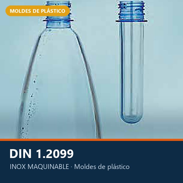 ACERO INOXIDABLE PARA PORTAMOLDES DIN 1.2099 BONIFICADO