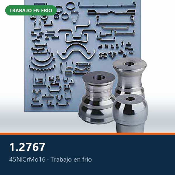 ACERO TRABAJO EN FRÍO DIN 1.2767 (45NiCrMo16)