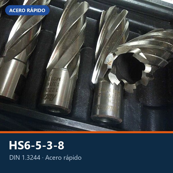 ACERO RÁPIDO PULVIMETALÚRGICO DIN 1.3244 (HS6-5-3-8)