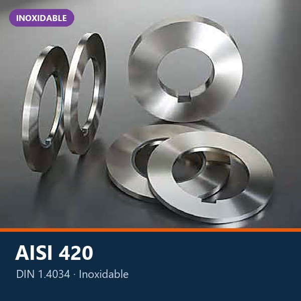 ACERO INOXIDABLE PARA CUCHILLAS DIN 1.4034 (X46Cr13)