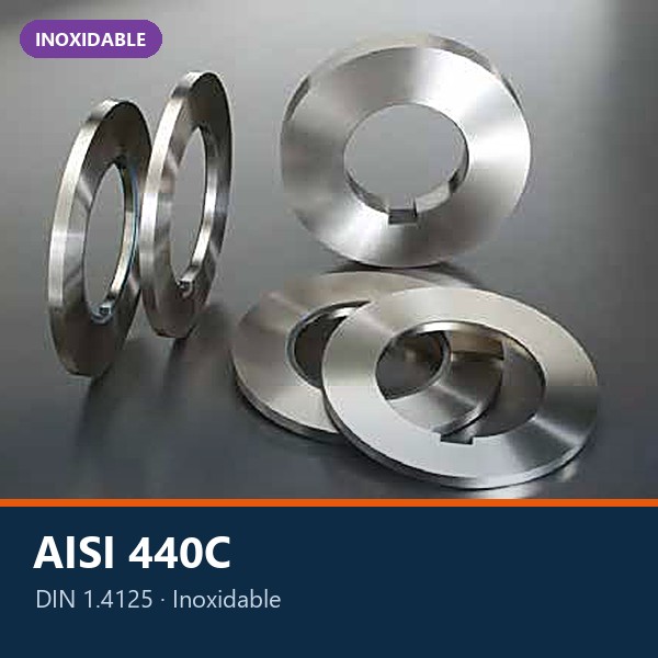 ACERO INOXIDABLE AISI 440C (DIN 1.4125 / X105CrMo17)