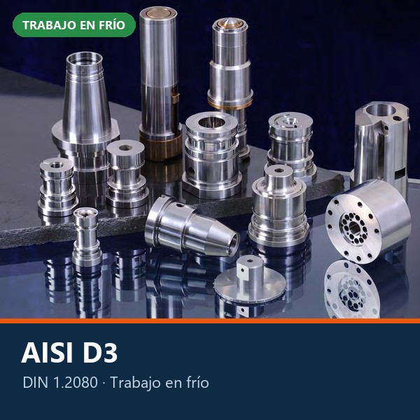 ACERO TRABAJO EN FRÍO AISI D3 (DIN 1.2080 / X210Cr12)