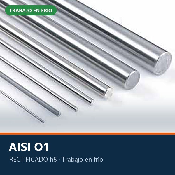 ACERO PLATA RECTIFICADO AISI O1 (DIN 1.2510) - TOLERANCIA h8