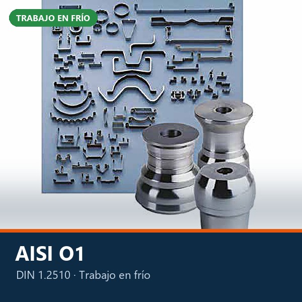 ACERO TRABAJO EN FRÍO AISI O1 (DIN 1.2510 / 100MnCrW4)