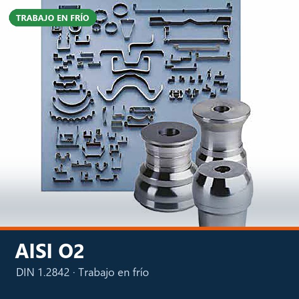 ACERO TRABAJO EN FRÍO AISI O2 (DIN 1.2842 / 90MnCrV8)
