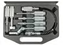 KIT DE ACCESORIOS PARA PISTOLA DE ENGRASE 7 PCS PESO 1.53 KG.