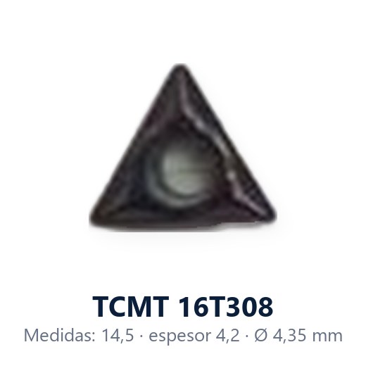 INSERTO TCMT16T308-MM VP15TF MITSUBISHI