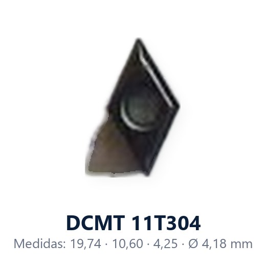 INSERTO DCMT11T304-MM VP15TF MITSUBISHI