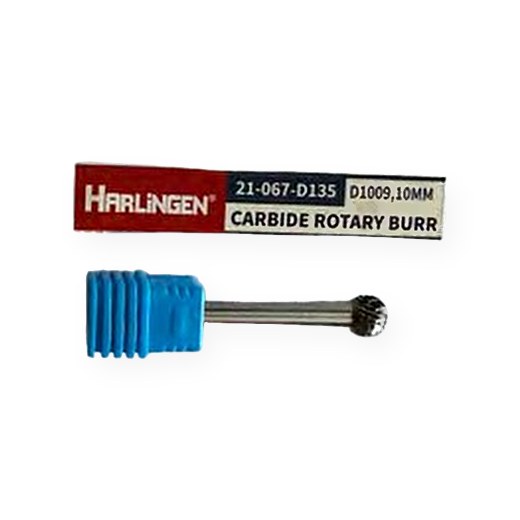 BURS METAL DURO 1/4 D1009 HARLINGEN Dormer P807 9.6 X 6.0MM