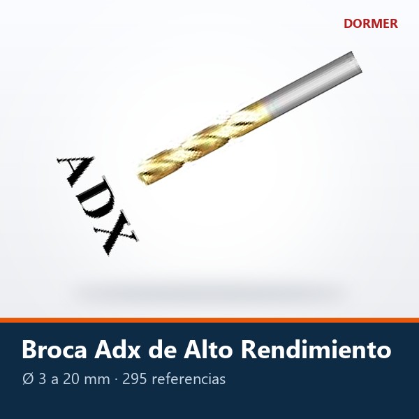 BROCA ADX DE ALTO RENDIMIENTO (HSS-E PM)