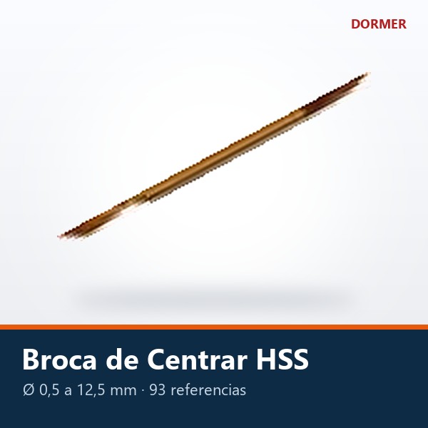 BROCA DE CENTRAR HSS (DIN 333)