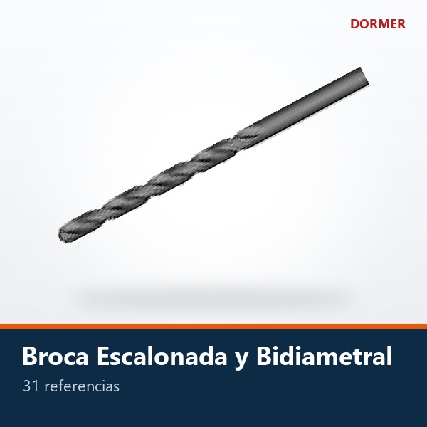 BROCA ESCALONADA Y BIDIAMETRAL