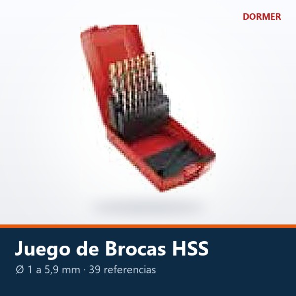 JUEGO DE BROCAS HSS