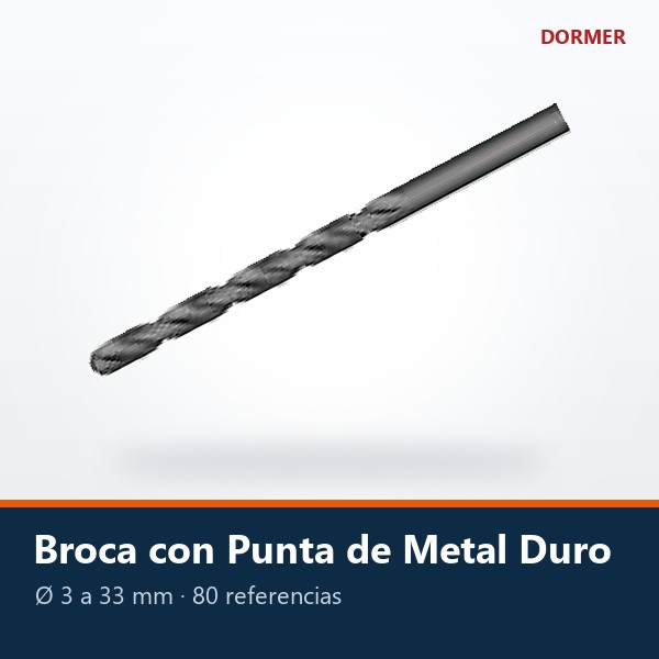 BROCA CON PUNTA DE METAL DURO
