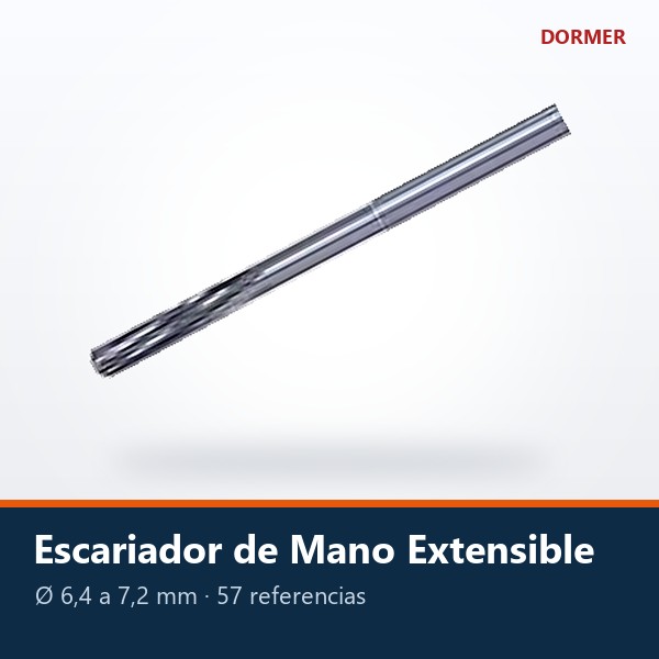 ESCARIADOR DE MANO EXTENSIBLE (AJUSTABLE)