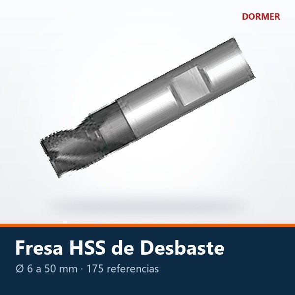 FRESA HSS DE DESBASTE