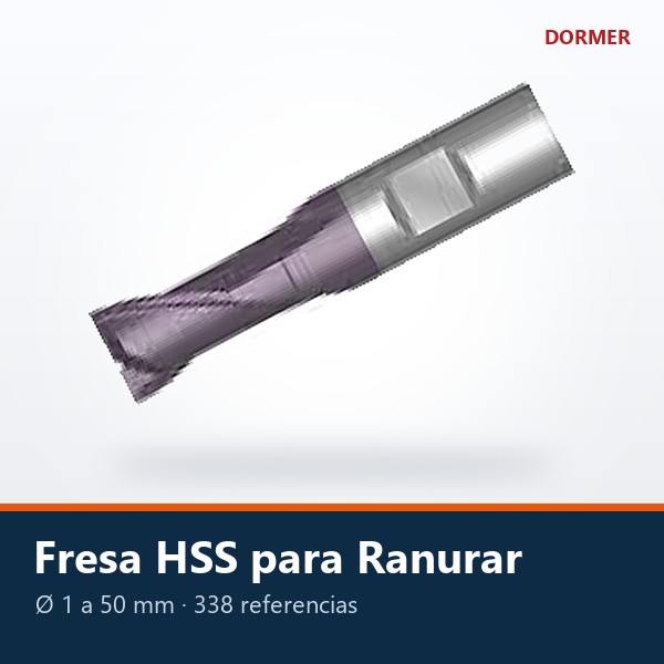 FRESA HSS PARA RANURAR (2 Y 3 FILOS)