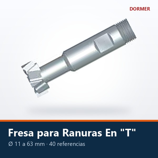 FRESA PARA RANURAS EN "T"