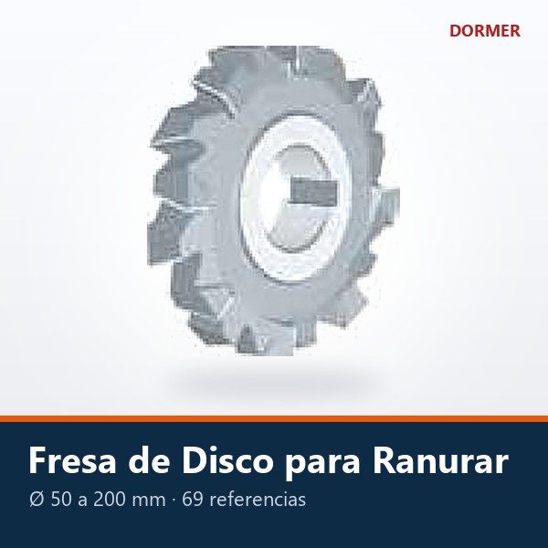 FRESA DE DISCO PARA RANURAR