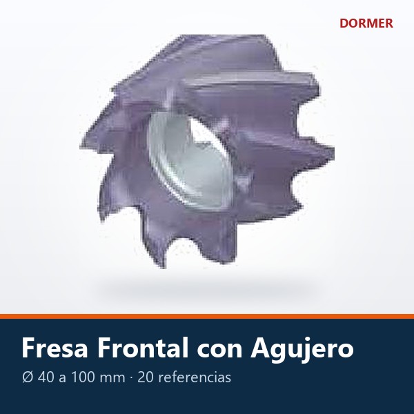 FRESA FRONTAL CON AGUJERO (PLANEAR)