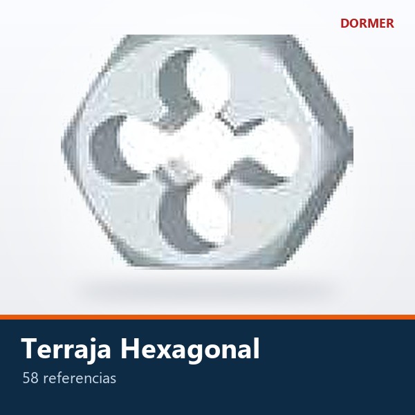 TERRAJA HEXAGONAL (PARA REPASAR ROSCAS)