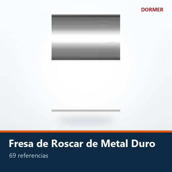 FRESA DE ROSCAR DE METAL DURO