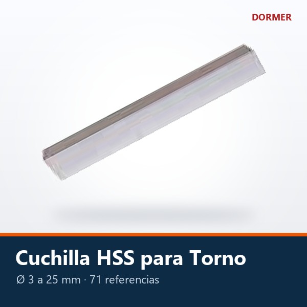 CUCHILLA HSS PARA TORNO (CUADRADA, REDONDA Y RECTANGULAR)