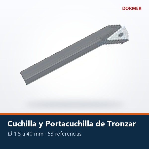 CUCHILLA Y PORTACUCHILLA DE TRONZAR