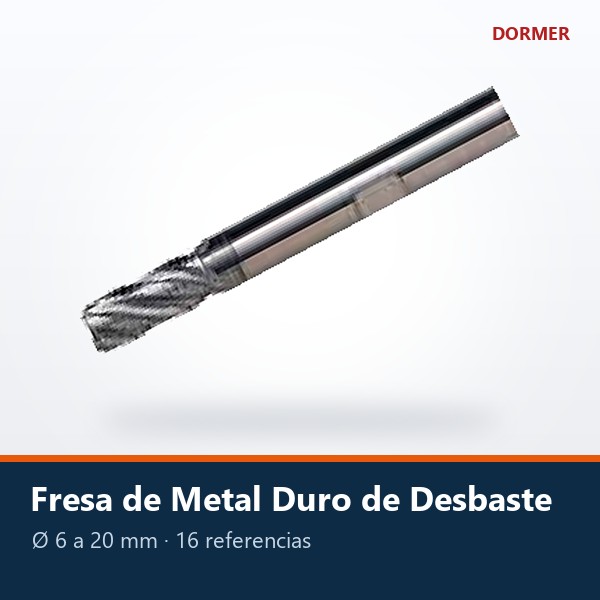 FRESA DE METAL DURO DE DESBASTE