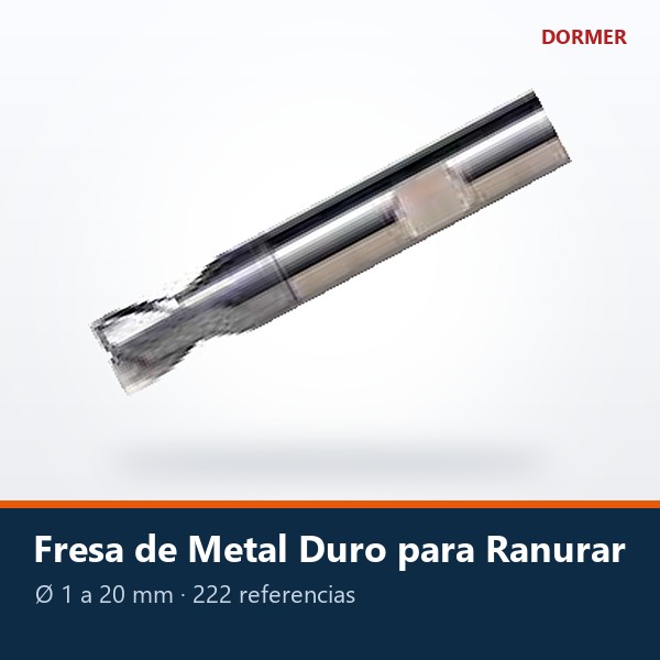 FRESA DE METAL DURO PARA RANURAR (2 Y 3 FILOS)