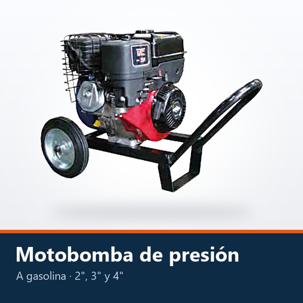 MOTOBOMBA DE ALTA PRESIÓN A GASOLINA