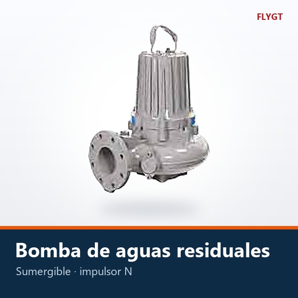 BOMBA SUMERGIBLE PARA AGUAS RESIDUALES