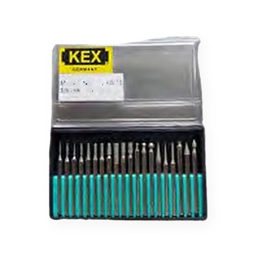 JGO. LIMAS ROT. BURS DE DIAMANTE 20 PCS ESPIGA 1/8" FLE033