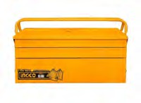CAJA DE HERR. REFORZADA 495X200X290MM 3 COMPARTIMENTOS ESPESOR DE ACERO ENTRE 0.6 Y 0.8MM. INGCO