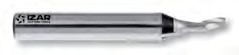 IZ44105 FRESA FRONTAL ACABADO HSS 1Z ALUMINIO D10 d8 L80 I15 IZAR PARA PERFILES REF 4412