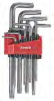 JGO. LLAVE TORX FORCE 5098L DE T10 A T50 DE 9 PZAS.