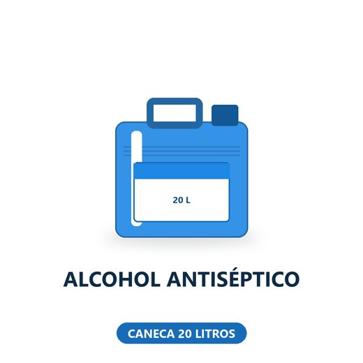 ALCOHOL ANTISÉPTICO - CANECA 20 LITROS