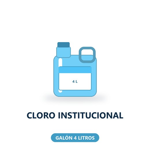 CLORO INSTITUCIONAL - GALÓN 4 LITROS