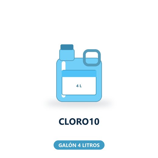 CLORO10 - GALÓN 4 LITROS