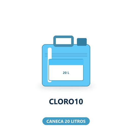 CLORO10 - CANECA 20 LITROS