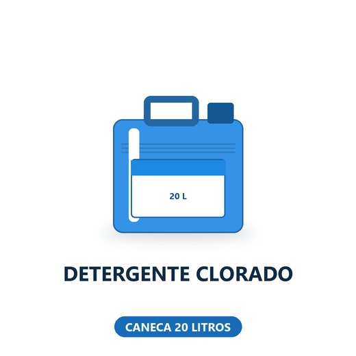 DETERGENTE CLORADO - CANECA 20 LITROS