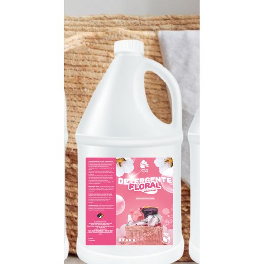 DETERGENTE TEXTIL FLORAL - GALÓN 4 LITROS